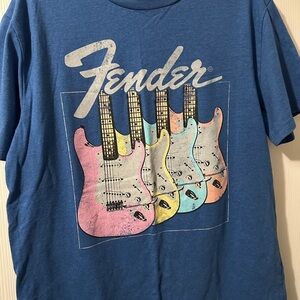 Fender 2XL Boys Adult Size Large Tee Shirt